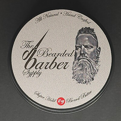 #ad The Bearded Barber Supply Super Hold Beard Balm 2oz Can Condition Nourish Hold