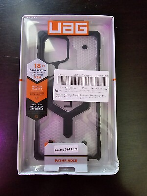 #ad S24 Ultra UAG Pathfinder Series Magnetic Case Clear Ash