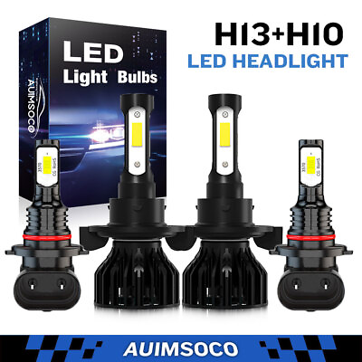#ad #ad LED Headlight Hi LoFog Light Kit White For 2005 2006 2014 Ford F150 F250 F350