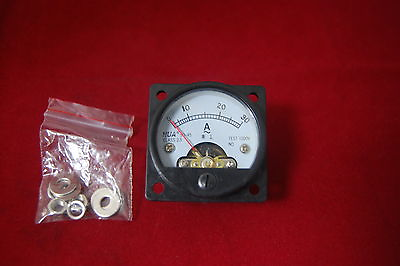 #ad 1pc AC 0 30A Analog Ammeter Panel AMP Current Meter SO45 directly Connect