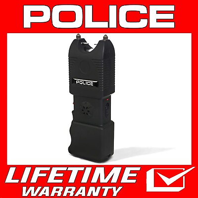 #ad POLICE Stun Gun TW10 700 BV Rechargeable LED Flashlight Siren Alarm