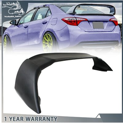 #ad Rear Trunk Spoiler For 2014 2020 Toyota Corolla ABS Plastic JDM Sport Type Style