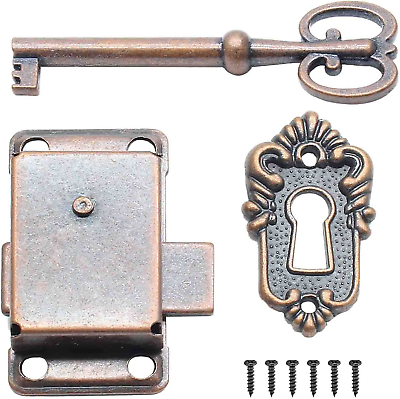 #ad #ad Cabinet Cupboard Decorative Lock Furniture Lock Vintage Lock for Jewelry Antiqu