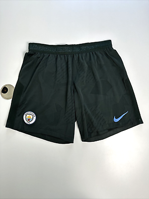 #ad Nike Manchester City 2017 18 Third Vapor Player Authentic Shorts Dark Green L
