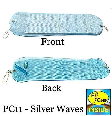 #ad #ad PRO TROLL ProChip 11quot; UV Silver Waves Flasher New