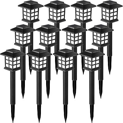 #ad #ad Solar Pathway Lights Outdoor LED Solar Powered Garden Lights 12 Pack Waterproof