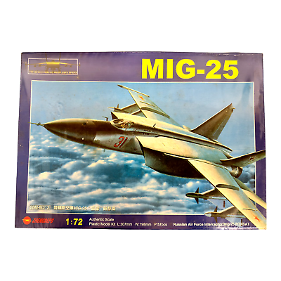 #ad ZHENGDEFU Russian Air Force Interceptor MiG 25 FOXBAT #08M M313 Scale 1:72