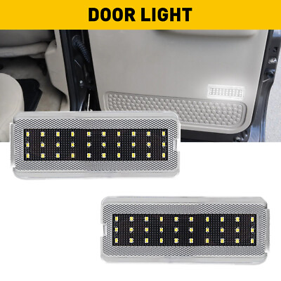 #ad White Front Rear Full LED Door Entry Courtesy For 2000 2005 Light Ford Excursion