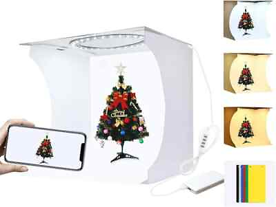 PULUZ 9.1quot; Photo Studio Light Box RING LED Portable Shooting Tent Box Kit