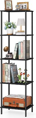 #ad Tall Side Table 5 Tier Corner Book Shelf Stand 58.6quot; Height Plant Shelf Storage