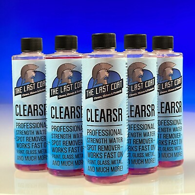 #ad 5x 8oz ClearSR Professional Strength Water Spot Remover Fast Clear SR TLC ☆