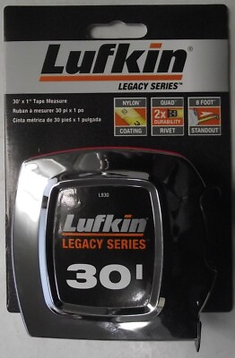 #ad Lufkin L930 1quot; x 30#x27; Legacy Series Tape Measure