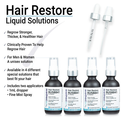 #ad RegenRx Hair Growth amp; Restore RU58841 Unisex Hair Solution Formula Oil 60mL Size