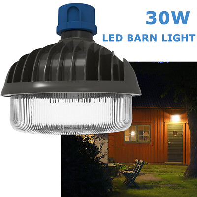 Outdoor LED Light Dusk to Dawn Photocell Barn Lights Waterproof Yard Security