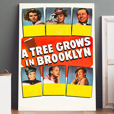#ad Canvas Print: A Tree Grows in Brooklyn Movie Poster Wall Art