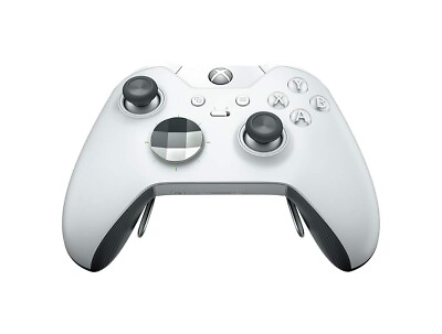 #ad Microsoft Xbox Elite Series 1 Platinum White Brown Box
