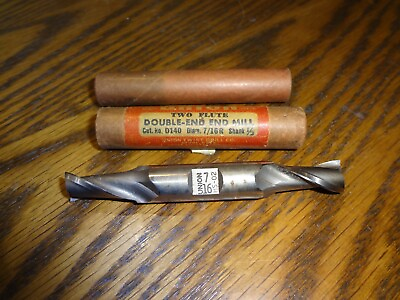 #ad Union Two Flute double end mill 7 16#x27;#x27; Dia x 1 2#x27;#x27;