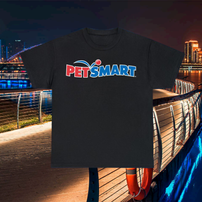 #ad New PetSmart Pet Supplies Logo T Shirt USA Size S to 5XL