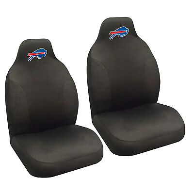 #ad New NFL Buffalo Bills 2 Front Universal Fit Car Truck Bucket Seat Covers