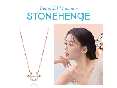 #ad Stonehenge 4K Lucky You Necklace P1406 Female Jewelry Jeon Jihyun Han Sohee
