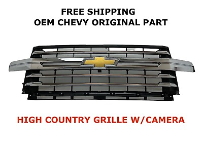 #ad 2020 2023 Chevy Silverado 2500 3500HD HIGH COUNTRY grille W CAMERA 84785049 #1