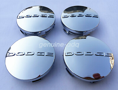 #ad 4PC Chrome 2 1 2quot; Wheel Center Caps For Dodge Charger Challenger Durango