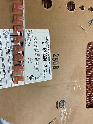 #ad 25 AMP 2 520334 2 TE Terminals UltraFast Series flange 22 18AWG