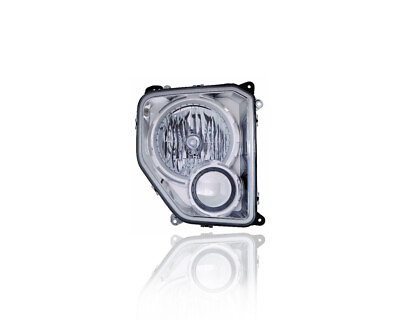 #ad Headlight for 08 12 Liberty LED W Round Bulb Shield Left 57010171AE CAPA