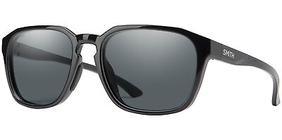 #ad Smith Optics Contour Polarized Men#x27;s Black Soft Square Sunglasses 20406580756M9