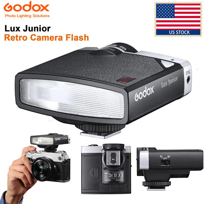 #ad US Godox Lux Junior 6000K Flash Light Speedlite for Canon Nikon Sony Fuji Camera
