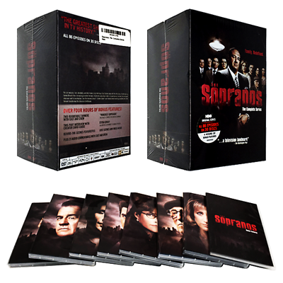 #ad The Sopranos: The Complete Series Season 1 6 DVD 30 Disc Box Set New amp; Sealed