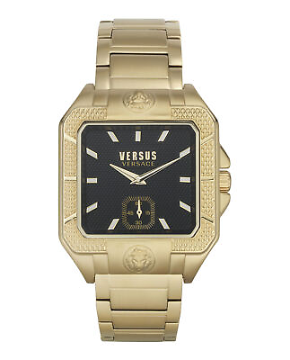 #ad Versus Versace Mens Teatro Gold 40mm Bracelet Fashion Watch