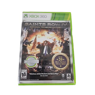 #ad Xbox 360 Saints Row IV 4 National Treasure Edition NEW SEALED