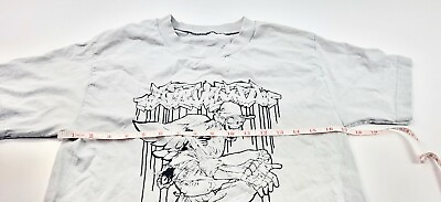 #ad Thievesland Vintage T Shirt 90s Y2K Skate Board Local Cleveland Ohio 34 Chest