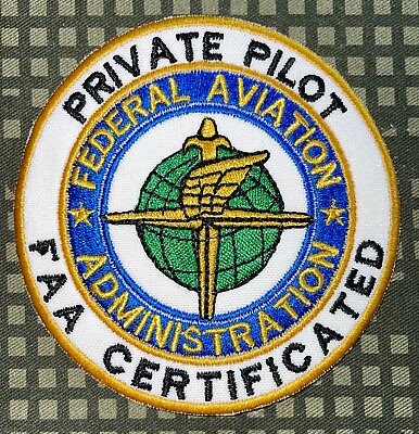 #ad FAA Certified Federal Aviation Administration Private Pilot Patch Repro A1035