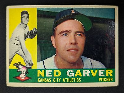 #ad 1960 Topps #471 Ned Garver Kansas City Athletics