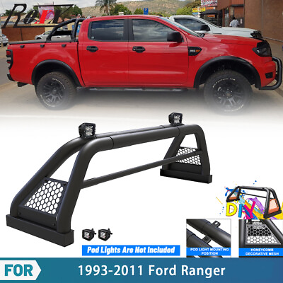 #ad Universal DIY Adjustable Truck Bed Chase Rack Roll Bar For 1993 2011 Ford Ranger