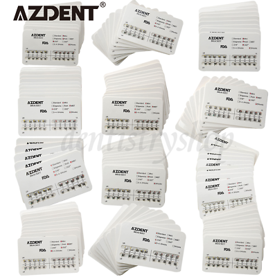#ad AZDENT Dental Ortho Bracket Metal Braces Mini Standard MBT Roth 022 018 Hook 345