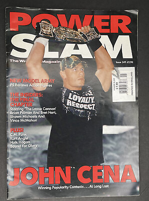 #ad Powerslam Magazine Issue 149 December 2006 John Cena Matt Hardy Centerfold