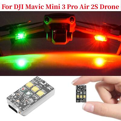 #ad #ad Ultra Strobe Light Kit Signal Lights Parts For DJI Mavic Mini 3 Pro Air 2S Drone