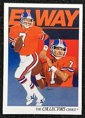 #ad JOHN ELWAY 1991 UPPER DECK FOOTBALL CARD 75 NFL MVP HOF QB ELITE FREE SHIPPING