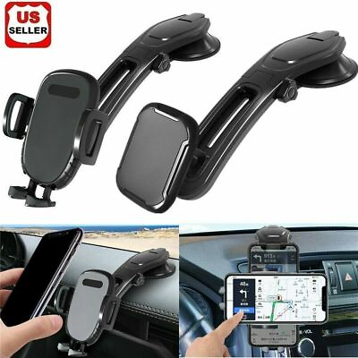 #ad 360° Mount Holder Car Windshield Stand For iPhone Samsung Mobile Cell Phone GPS