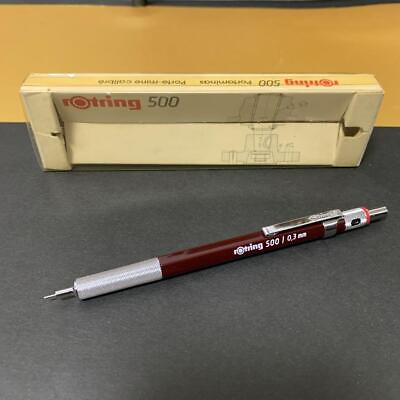 #ad Discontinued Rotring Old 500 Red Bean 0.3Mm Mechanical Pencil