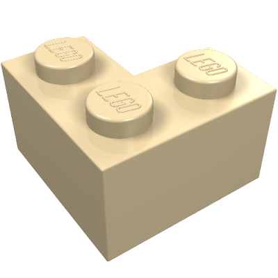 #ad 10x LEGO® Part 2357 Brick 2 x 2 Corner