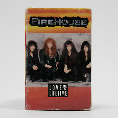#ad Firehouse Love Of A Lifetime Cassette Tape Single Epic 34T 73771