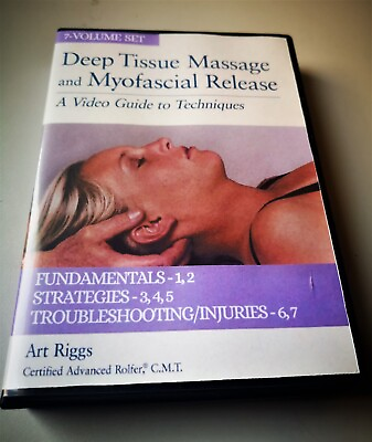 #ad Deep Tissue Massage amp; Myofascial Release by Art Riggs 7 VOLUMES DVD SET
