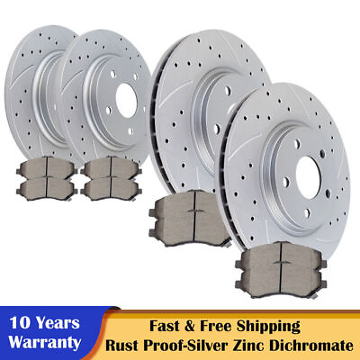#ad Front Rear Brake Disc Rotors and Pads Kit for TOWNamp;COUNTRY Journey Grand Caravan