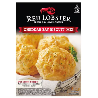 #ad Red Lobster Cheddar Biscuit Mix 4 Pk. FREE SHIPPING