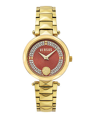 #ad #ad Versus Versace Womens Covent Garden Crystal Gold 36mm Bracelet Fashion Watch