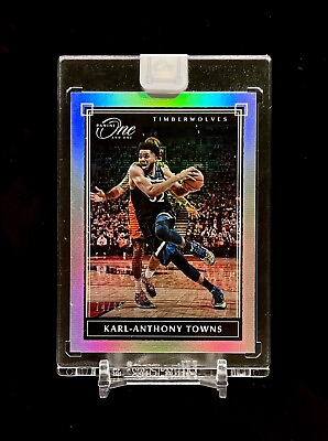#ad 2019 20 Panini One and One Basketball Karl Anthony Towns #51 99 First Year